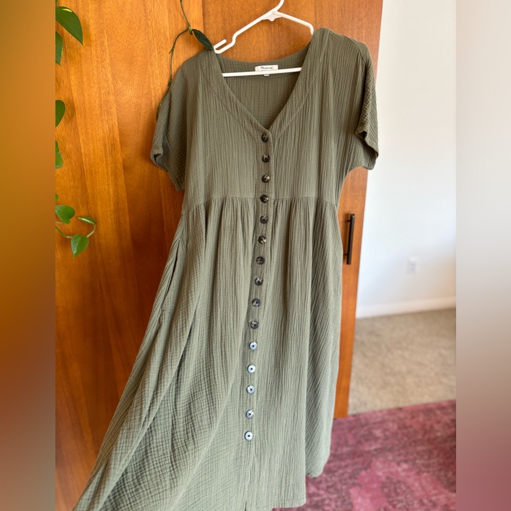 Madewell Midi Dress with Pockets